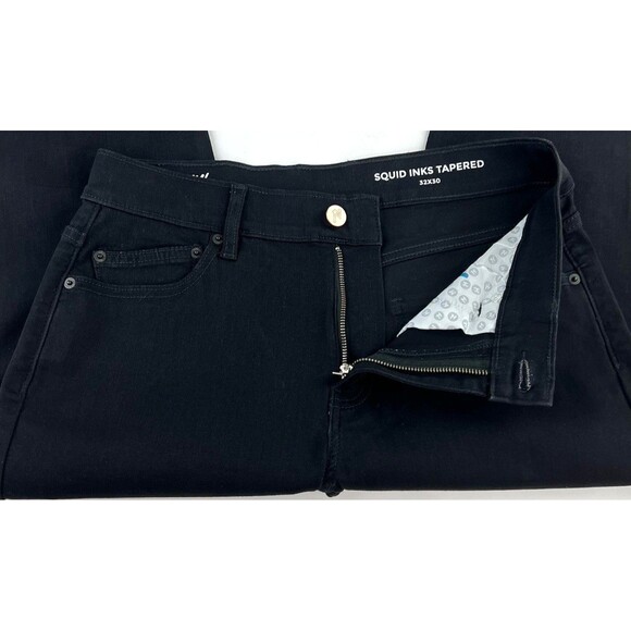 Mugsy Squid Inks Tapered Jeans Mens Size 32 x 28 Black Denim Stretch FLX3NTSQ - Picture 6 of 10